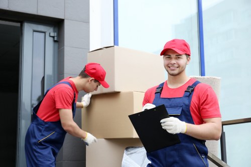 Storage units for temporary household belongings