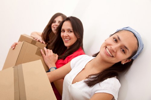 Student storage solution for Marylebone students with boxes and luggage
